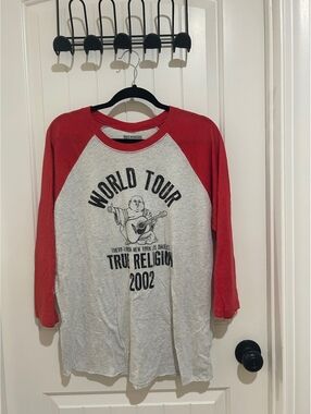 True Religion World Tour 2002 Raglan Sleeve T-Shirt L/G